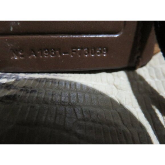 Coach Lizard Embossed Leather Mini Sierra Crossbody Dome Satchel - Picture 7 of 14